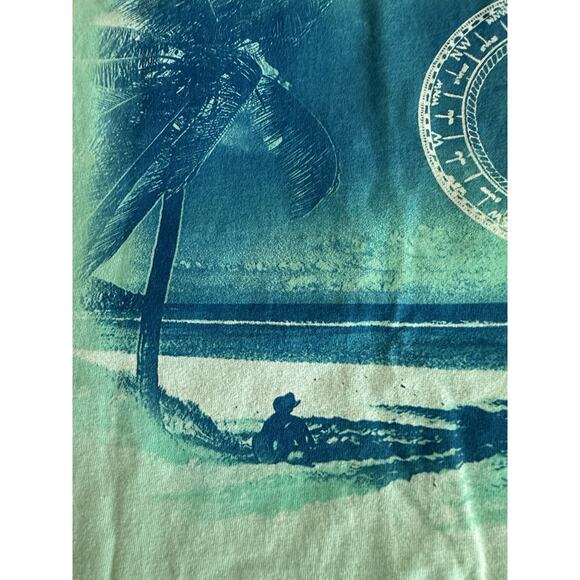 Kenny Chesney The Big Revival 2015 Concert T-shirt Mint Green LRG Country Music - Picture 12 of 12